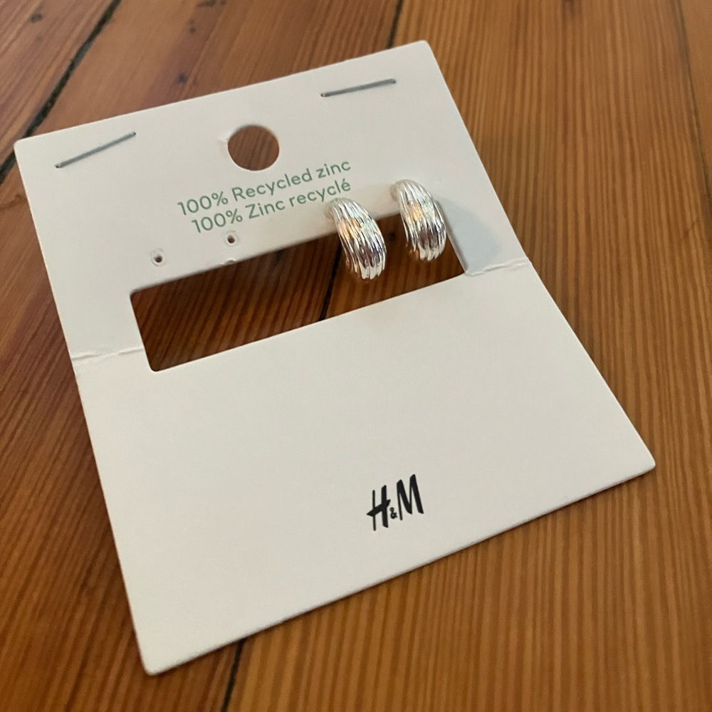 H&M Silver Hoop Earrings